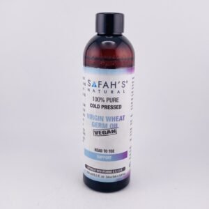SAFAH’S NATURAL 100% PURE COLD PRESSED VIRGIN WHEAT GERM OIL VEGAN(250ml) 8.5 fl oz