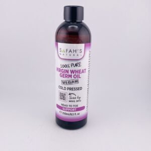 SAFAH’S NATURAL 100% PURE VIRGIN WHEAT GERM OIL VEGAN COLD PRESSED(250ml) 8.5 fl oz