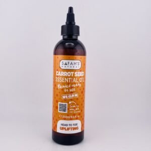 SAFAH’S NATURAL CARROT SEED ESSENTIAL OIL VEGAN(250ml) 8.5 fl oz