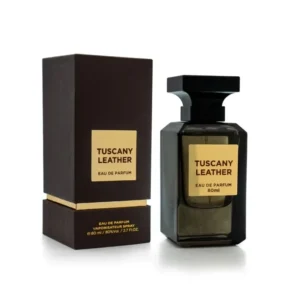 Tuscany Leather Eau de Parfum Rich Woody Leather Long-Lasting Fragrance - 80ml