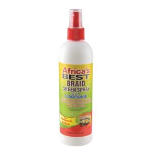 Africa’s BRAID SHEEN SPRAY WITH CONDITIONER(355ml) 12 fl oz