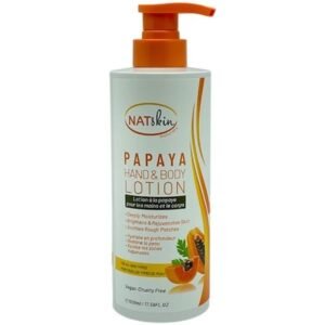 NATskin PAPAYA HAND & BODY LOTION(500ml) 17.59 fl oz