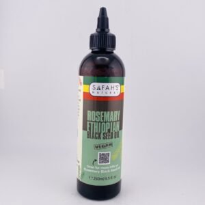 SAFAH’S NATURAL ROSEMARY ETHIOPIAN BLACK SEED OIL VEAGN(250ml) 8.5 fl oz