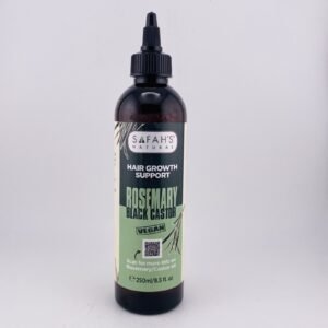 SAFAH’S NATURAL HAIR GROWTH ROSEMARY BLACK CASTOR VEGAN(250ml) 8.5 fl oz