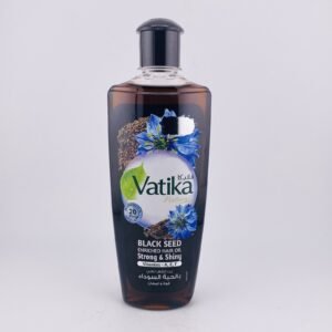 Vatika Naturals BLACK SEED ENRICHED HAIR OIL Strong & Shiny(200ml) 6.9 fl oz