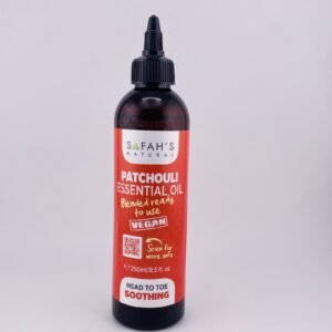 SAFAH’S NATURAL PATCHOULI ESSENTIAL OIL VEGAN(250ml) 8.5 fl oz