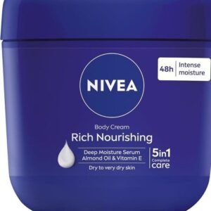 NIVEA Body Cream Rich Nourishing 5 in 1 care(400ml) 16 fl oz