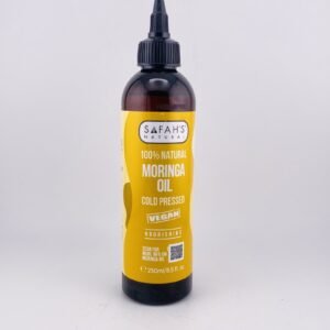 SAFAH’S NATURAL 100% NATURAL MORINGA OIL COLD PRESSED VEGAN(250ml) 8.5 fl oz