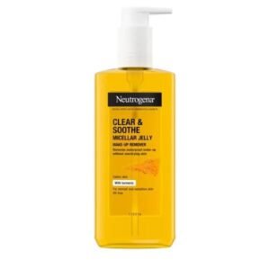 Neutrogenar CLEAR & SOOTHE MICELLAR JELLY MAKE-UP REMOVER With Turmeric(200ml) 8.4 fl oz