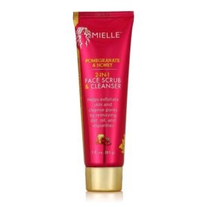 MIELLE POMEGRANATE & HONEY 2 IN 1 FACE SCRUB & CLEANSER(85g) 3 fl oz