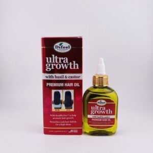 Difeel Ultra Growth with basil & castor PREMIUM HAIR OIL(75ml) 2.5 fl oz