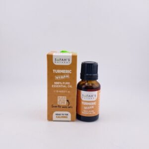 SAFAH’S NATURAL TURMERIC 100% PURE ESSENTIAL OIL VEGAN(15ml) 0.5 fl oz