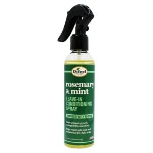 Difeel Rosemary & Mint LEAVE-IN CONDITIONING SPRAY INFUSED WITH BIOTIN(177ml) 6 fl oz