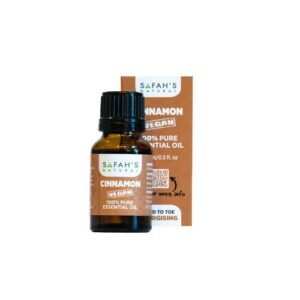 SAFAH’S NATURAL CINNAMON 100% PURE ESSENTIAL OIL VEGAN(15ml) 0.5 fl oz