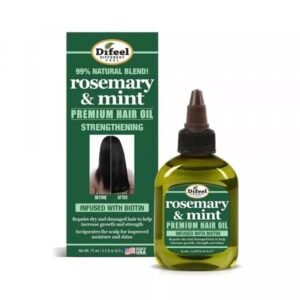 Difeel Rosemary & Mint PREMIUM HAIR OIL INFUSED WITH BIOTIN(75ml) 2.5 fl oz