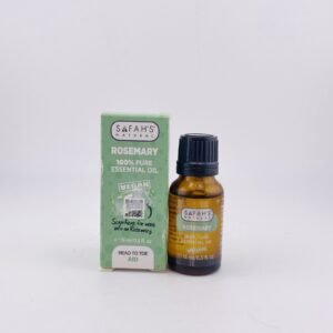 SAFAH’S NATURAL ROSEMARY 100% PURE ESSENTIAL OIL VEGAN(15ml) 0.5 fl oz