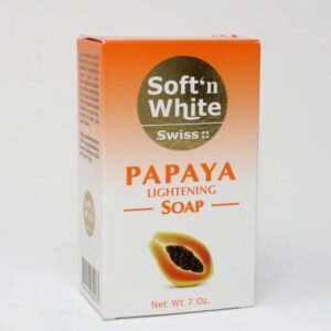 White PAPAYA LIGHTENING SOAP(200g) 7 fl oz