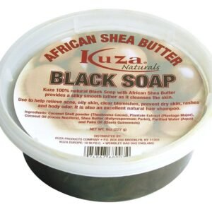 AFRICAN SHEA BUTTER LUZA Naturals BLACK SOAP(227g) 8 fl oz