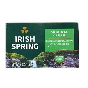 IRISH SPRING ORIGINAL CLEAN WITH FLAXSEED OIL(104.8g) 1.7 fl oz