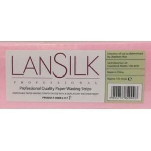 LANSILK PROFESSIONAL QUALITY Paper Waxing Strips 100 Strips PCS L115
