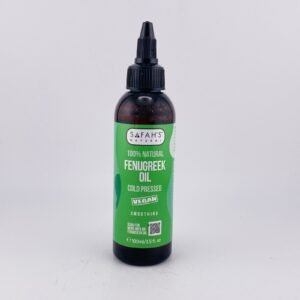SAFAH’S NATURAL 100% NATURAL FENUGREEK OIL COLD PRESSED VEGAN(100ml) 3.5 fl oz