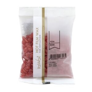 ItalWax HOT FILM WAX FOR DEPILATION ROSE (100g) 3.52 fl oz 0.22 lb