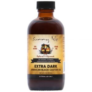 Sunny Isle EXTRA DARK JAMAICAN BLACK CASTOR OIL(118ml) 4 fl oz