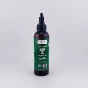 SAFAH’S NATURAL 100% NATURAL HEMP OIL COLD PRESSED VEGAN(100ml) 3.5 fl oz