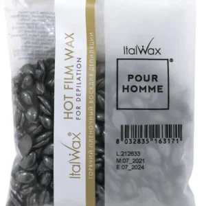 ItalWax HOT FILM WAX FOR DEPILATION POUR HOMME(100g) 3.52 fl oz 0.22 lb
