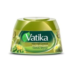 Vatika Hair Fall Control STYLING HAIR CREAM Cactus,Ghergir & Olive(140ml) 6.7 fl oz