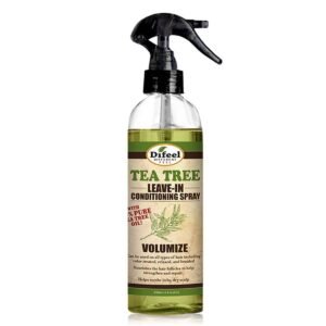 Difeel TEA TREE LEAVE-IN CONDITIONING SPRAY VOLUMIZE(177ml) 6 fl oz