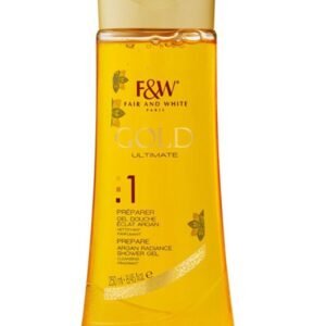 F&W PARIS GOLD ULTIMATE : 1 PREPARE ARGAN RADIANCE SHOWER GEL(250ml) 8.45 fl oz