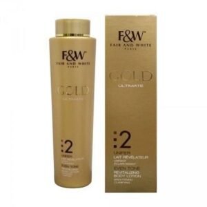 F&W PARIS GOLD ULTIMATE : 2 EVEN TONE LIGHTENING REVITALIZING(350ml) 11.8 fl oz