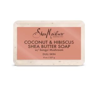 SheaMoisture Coconut & Hibiscus Shea Butter Soap 8oz – Brighten, Soften & Hydrate Skin