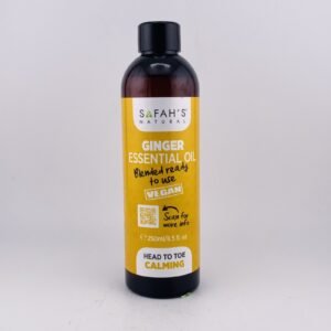 SAFAH’S NATURAL GINGER ESSENTIAL OIL VEGAN(250ml) 8.5 fl oz