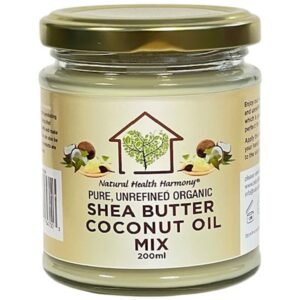 Natural Health Harmony SHEA BUTTER COCONUT OIL MIX(200ml) 11.3 fl oz