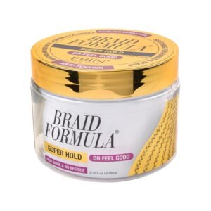 Ebin New York Braid Formula Dr. Feel Good Super Hold Gel Menthol Infused for Braids 6.35 fl oz