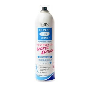 Ebin Wonder Lace Bond Adhesive Spray Sports Edition Water Resistant(420ml)