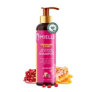 Mielle Pomegranate & Honey Shampoo 12oz – Detangle, Moisturize & Cleanse Curls