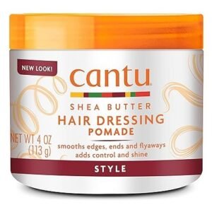 Cantu Shea Butter Hair Dressing Pomade for Soft, Manageable Hair – 4oz