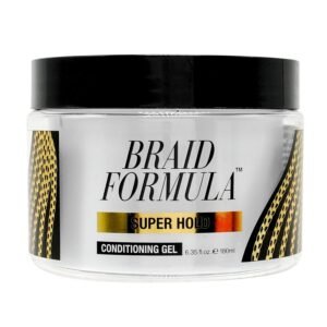 Ebin New York Braid Formula Conditioning Gel Super Hold for Braids 6.35 fl oz