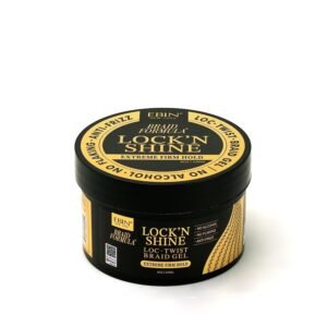 Ebin New York Braid Formula Lock'n Shine Extreme Firm Hold Gel for Locs Twists & Braids 8 fl oz