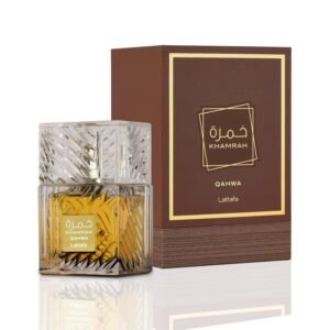 Lattafa Khamrah Qahwa EDP Vanilla, Spicy Cinnamon & Sweet Unisex Fragrance - 100ml