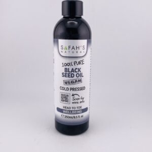 SAFAH’S NATURAL 100% PURE BLACK SEED OIL COLD PRESSED(250ml) 8.5 fl oz
