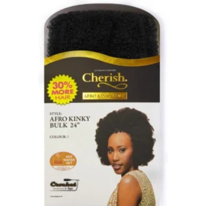Cherish Afro Kinky Bulk 24"
