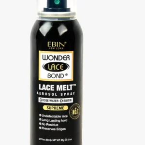 Ebin Wonder Lace Bond Lace Melt Aerosol Rosewater & Biotin Supreme – 80ml