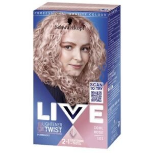 LIVE LIGHTENER & TWIST PERMANENT 2 IN 1+ LIGHTENING PASTEL COOL ROSÉ 101