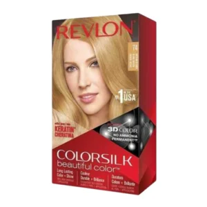 REVLON 74 MEDIUM BLONDE Permanent COLOR  Silk Beautiful Color With KERATIN