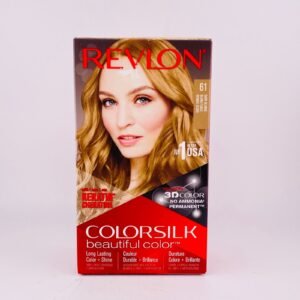 REVLON 61 DARK BLONDE Permanent COLOR SILK Beautiful Color With KERATIN