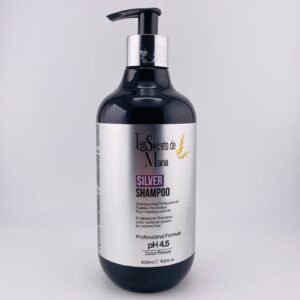 LeSecrets de Mana SILVER SHAMPOO Professional Formula pH 4.5 Color Freeze(500ml) 16.9 fl oz